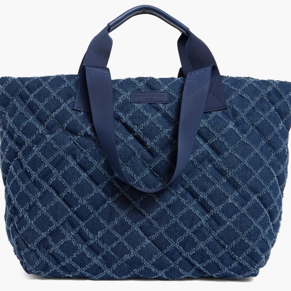 Kurt Geiger London Denim Shopper Tote Bag - Picture 1 of 8